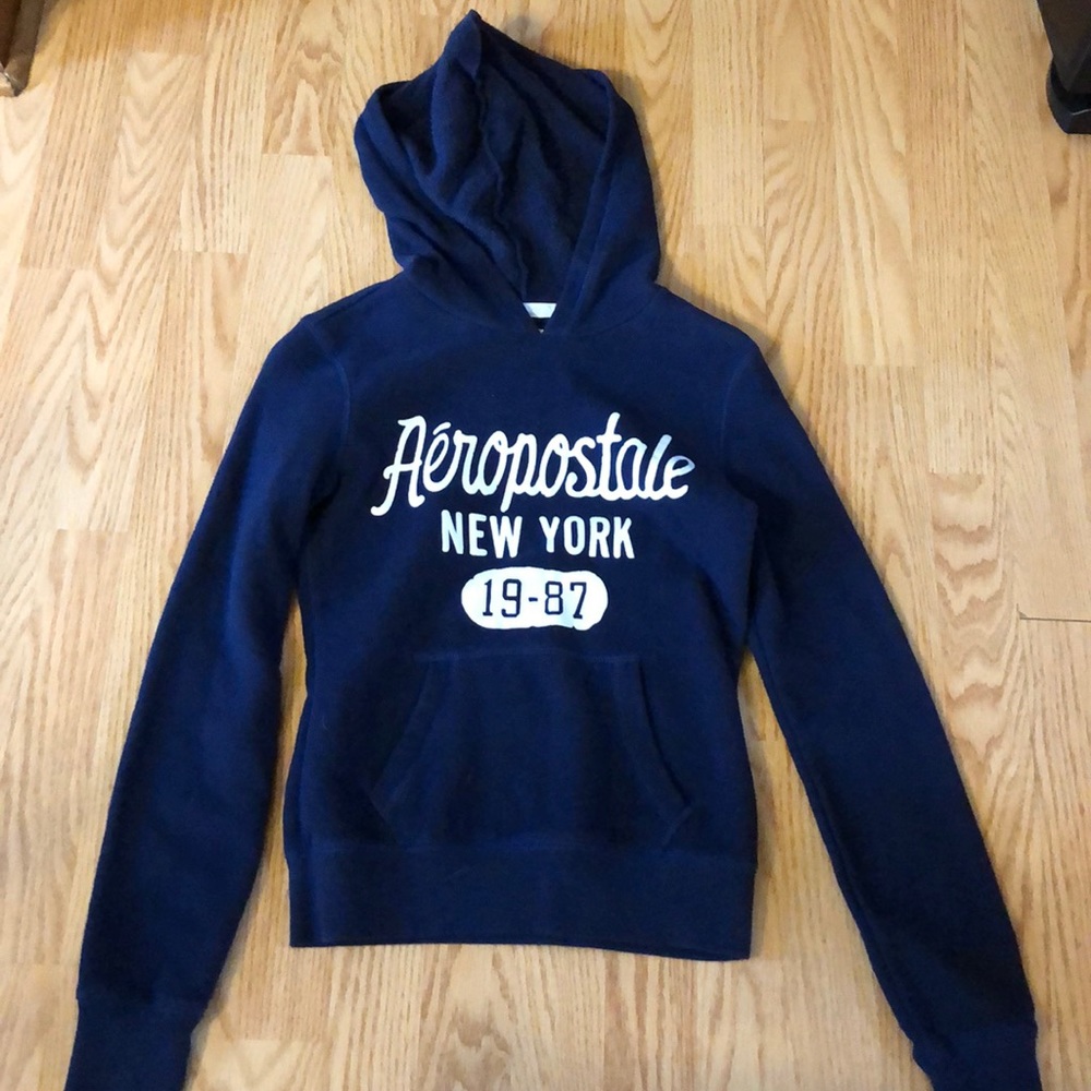 Navy blue Aeropostale hoodie
